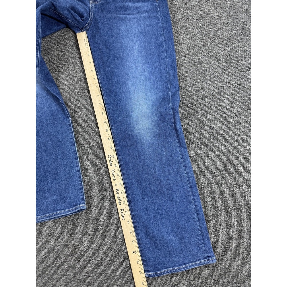 Veronica Beard Jeans Womens 30 Blue Ryleigh Slim Straight High Rise Made USA - Picture 7 of 11